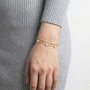Cleo Layered Heart Bracelet