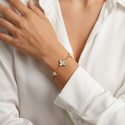 Ivory Bloom Petal Bracelet