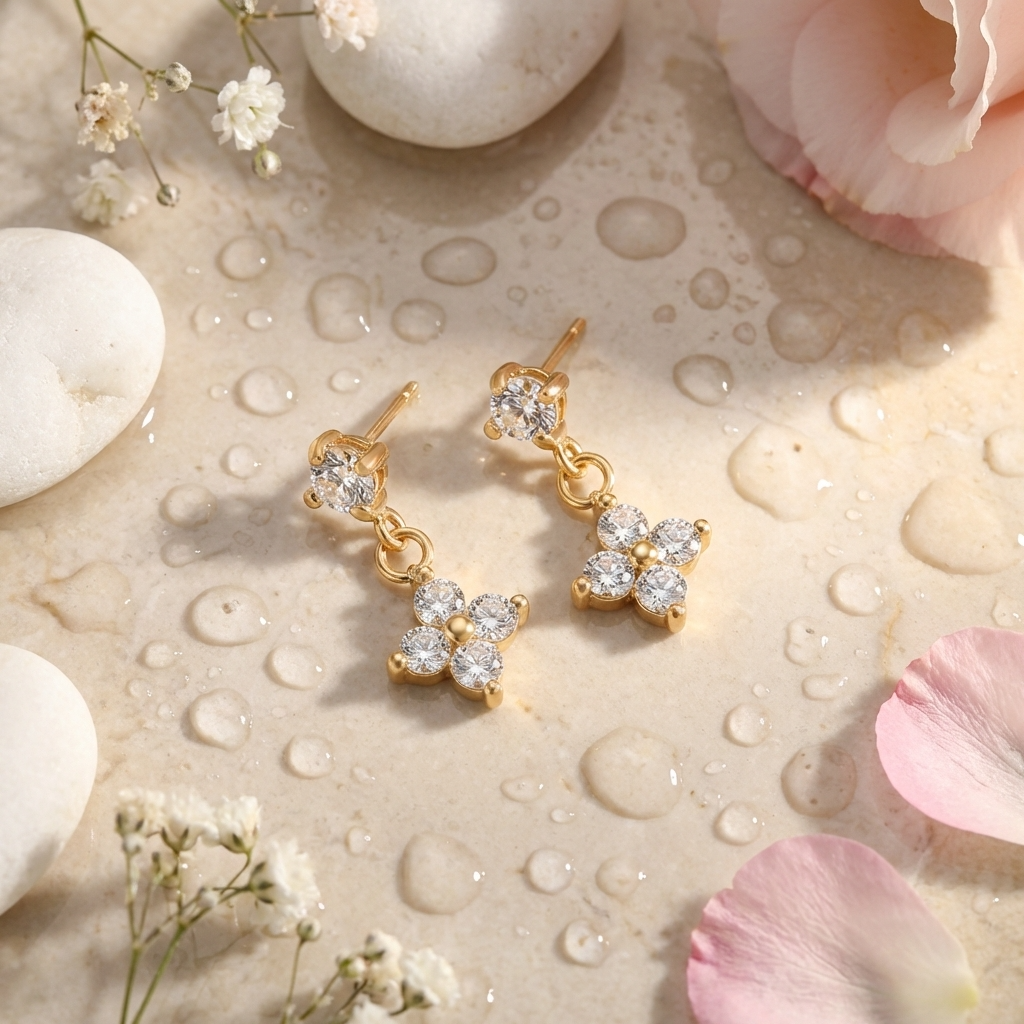 Ivy Crystal Earrings