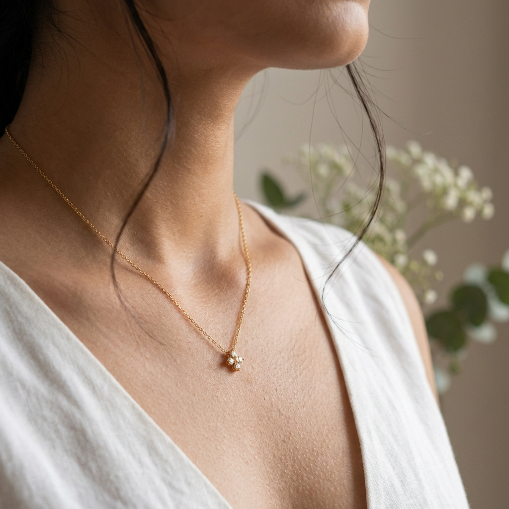 Iris Clover Necklace