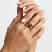 Nova Cabochon Ring Set