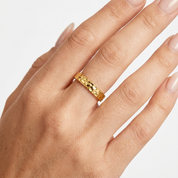 Rhea Hammered Ring