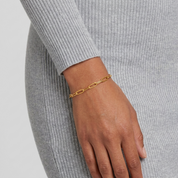 Modern Paperclip Chain Bracelet
