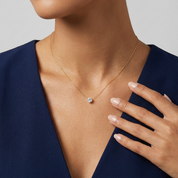 Yara Circle Crystal Necklace