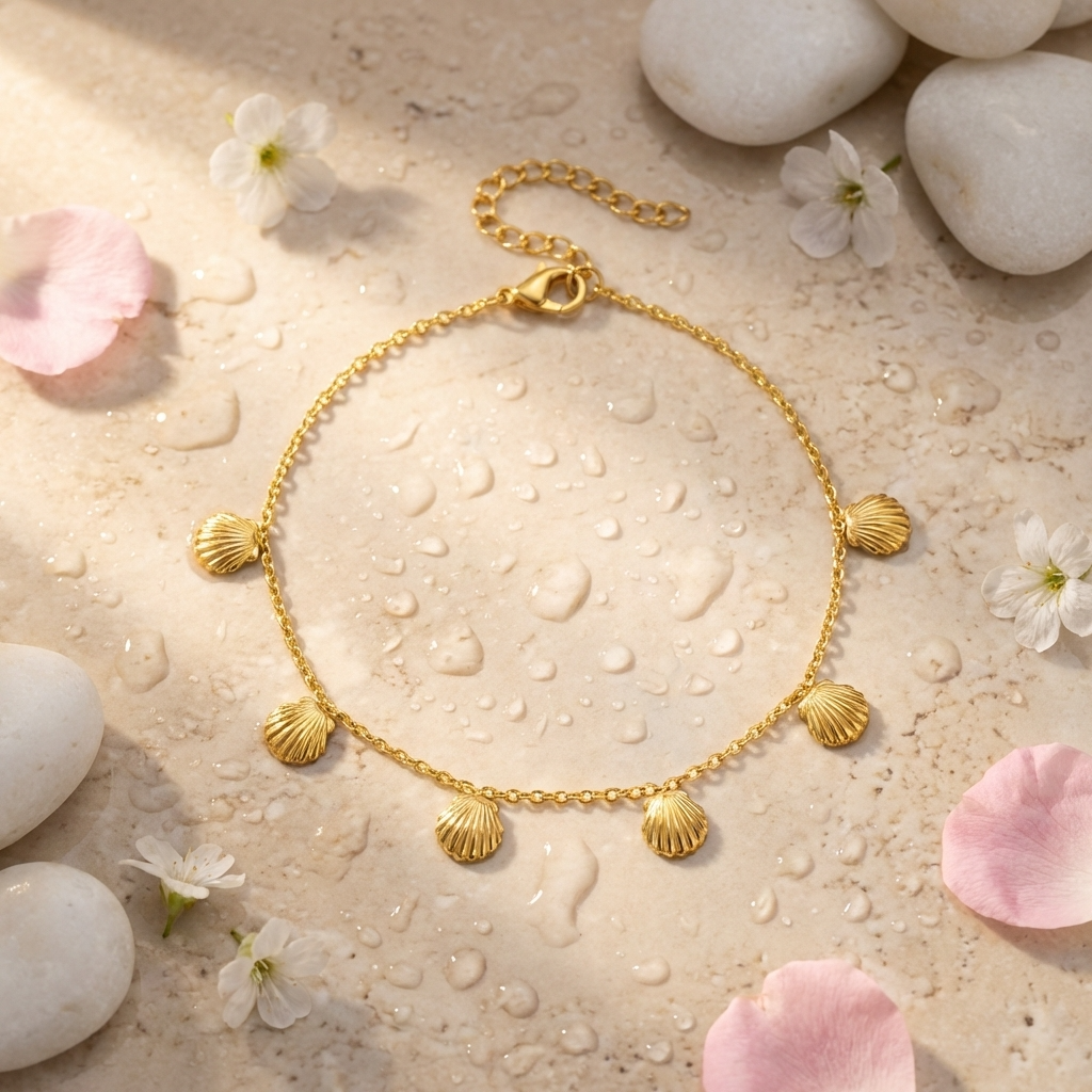 Ondine Seashell Anklet