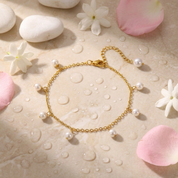 Seren Twist Gold Anklet