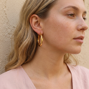 Liora Polished Hoop Earrings