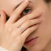 Romy Silver Eternity Ring