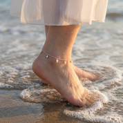 Estelle Pearl Drops Anklet