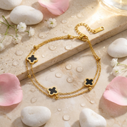 Zaria Clover Anklet