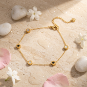 Elowen Dainty Gold Anklet