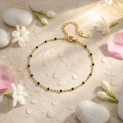Tessa Midnight Bead Anklet