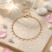 Cleo Gold Charms Anklet