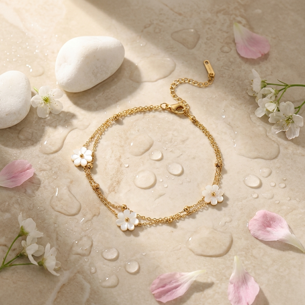 Mina Bloom Anklet