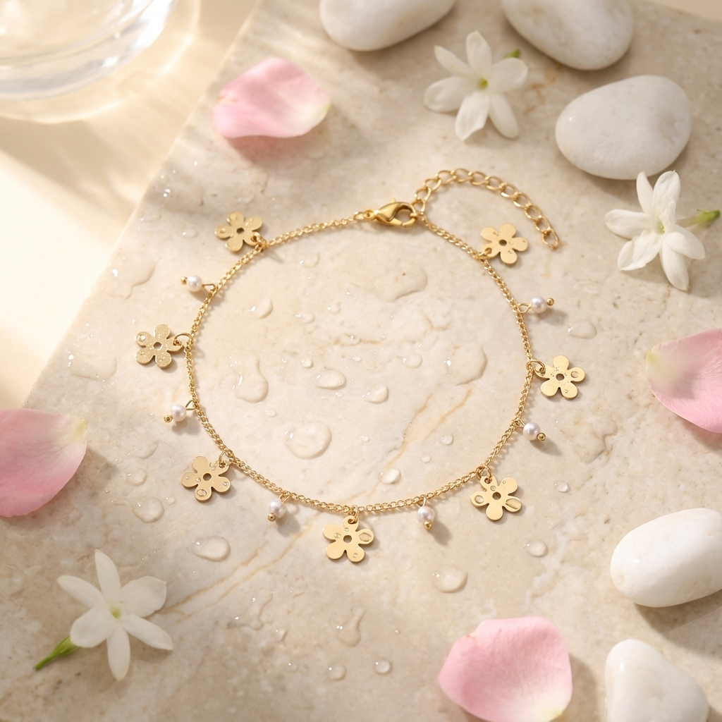 Evelisse Bloom Anklet
