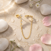Ines Chain Cuff Hoops