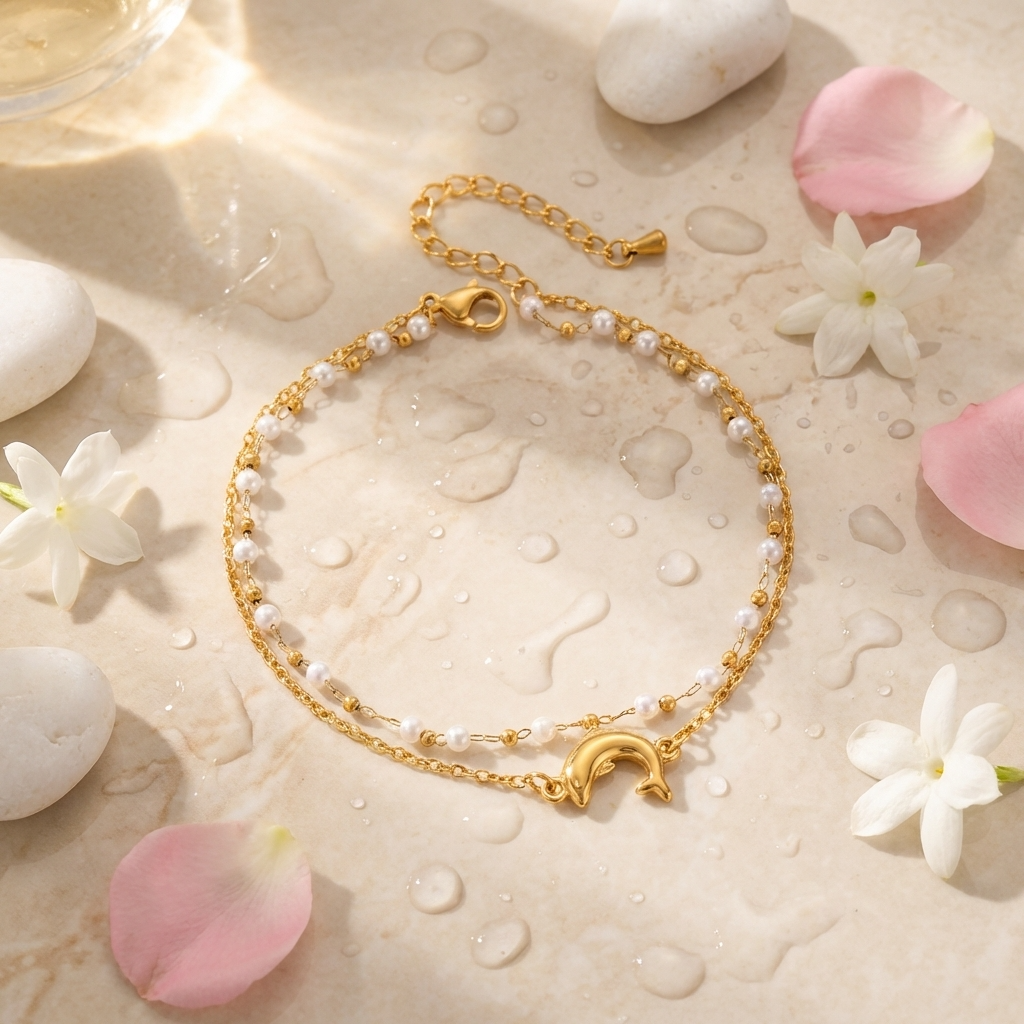 Marina Dolphin Anklet
