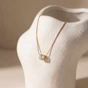 Yara Circle Crystal Necklace