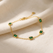Gem Emerald Bracelet