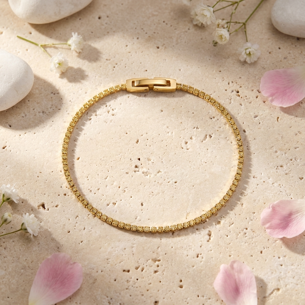 Keira Peridot Crystal Bracelet