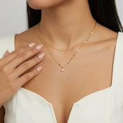 Crystal Teardrop Necklace