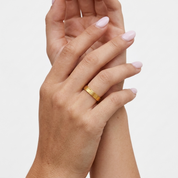 Soleil Minimalist Gold Ring
