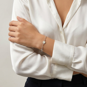 Daisy Cross Bracelet