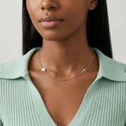 Talia Silver Necklace