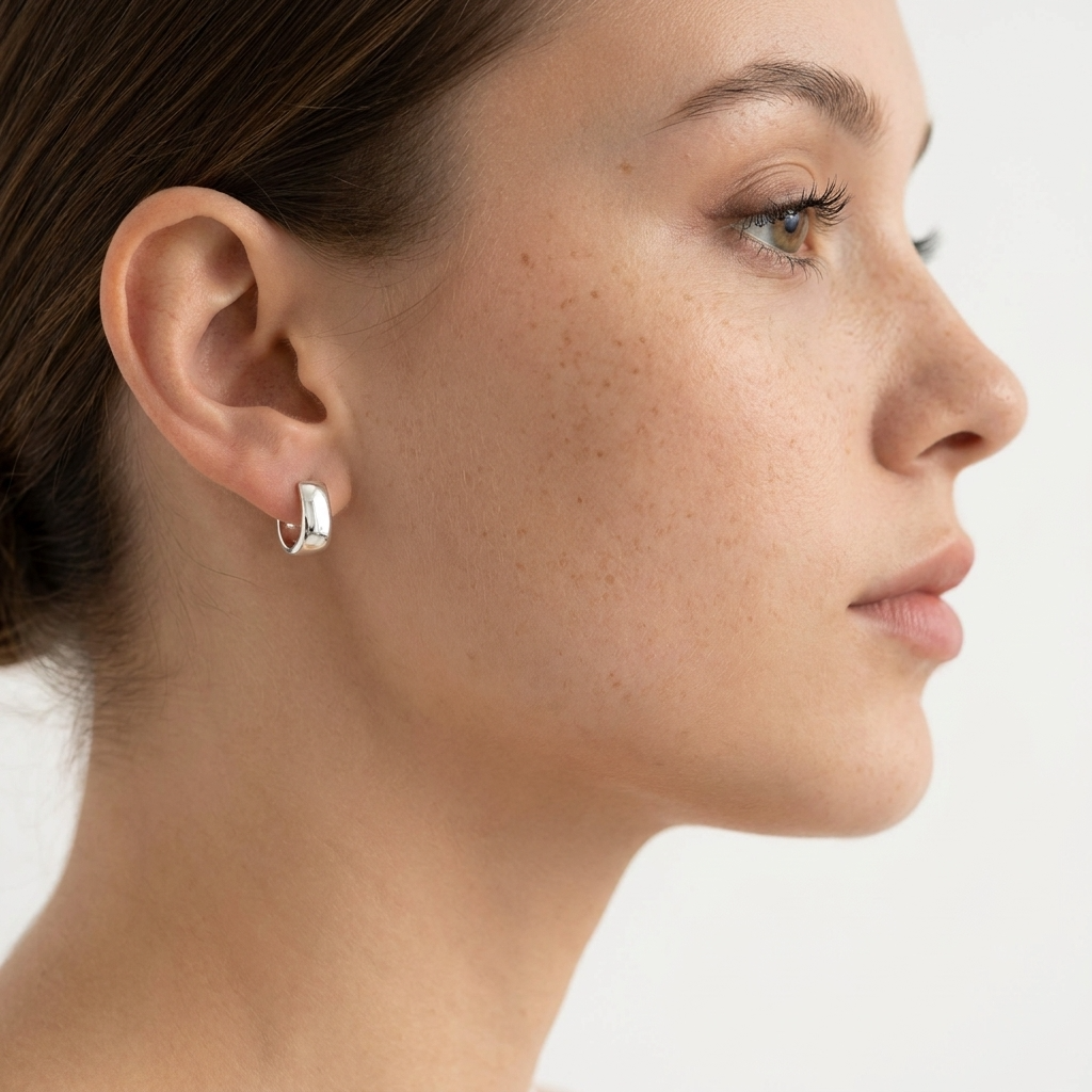 Elora Sterling Silver Huggies