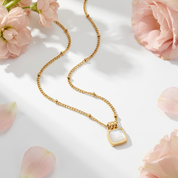 Aurelia Shell Drop Necklace