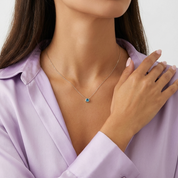 Amira Silver Pendant Necklace