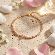 Mila Heart Tennis Bracelet