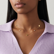 Naya Crystal Clover Necklace