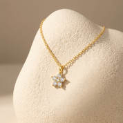 Freya Crystal Flower Necklace