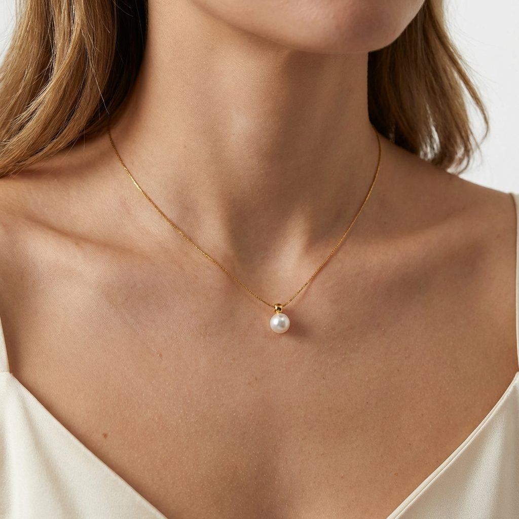 Vera Pearl Drop Necklace