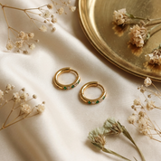 Lyra Crystal Hoops