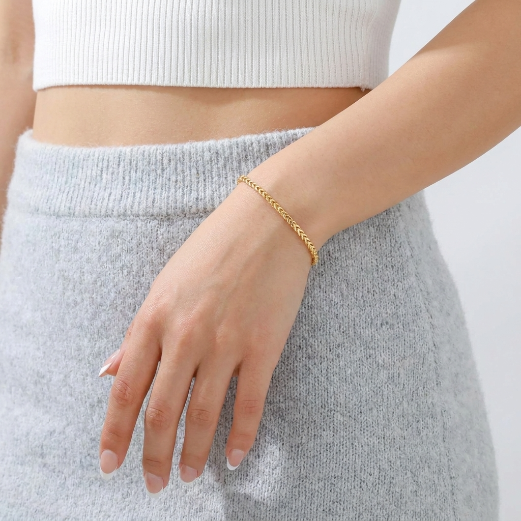 Golden Chevron Bracelet