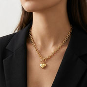 Élodie Gold Heart Necklace