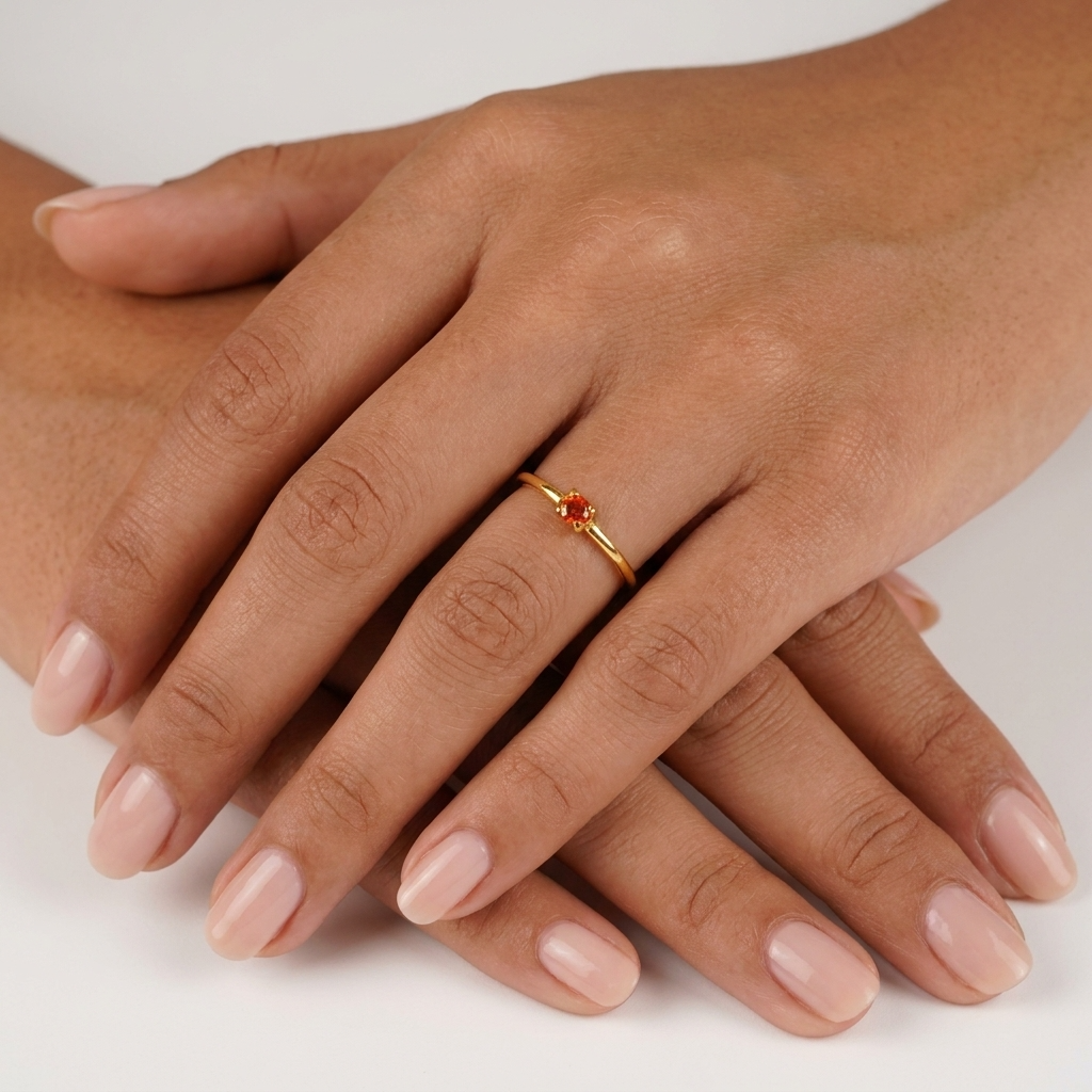 Ruby July Birthstone Ring