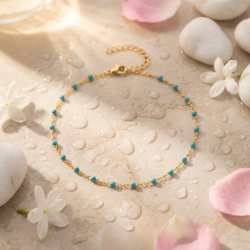 Adriana Blue Waters Anklet