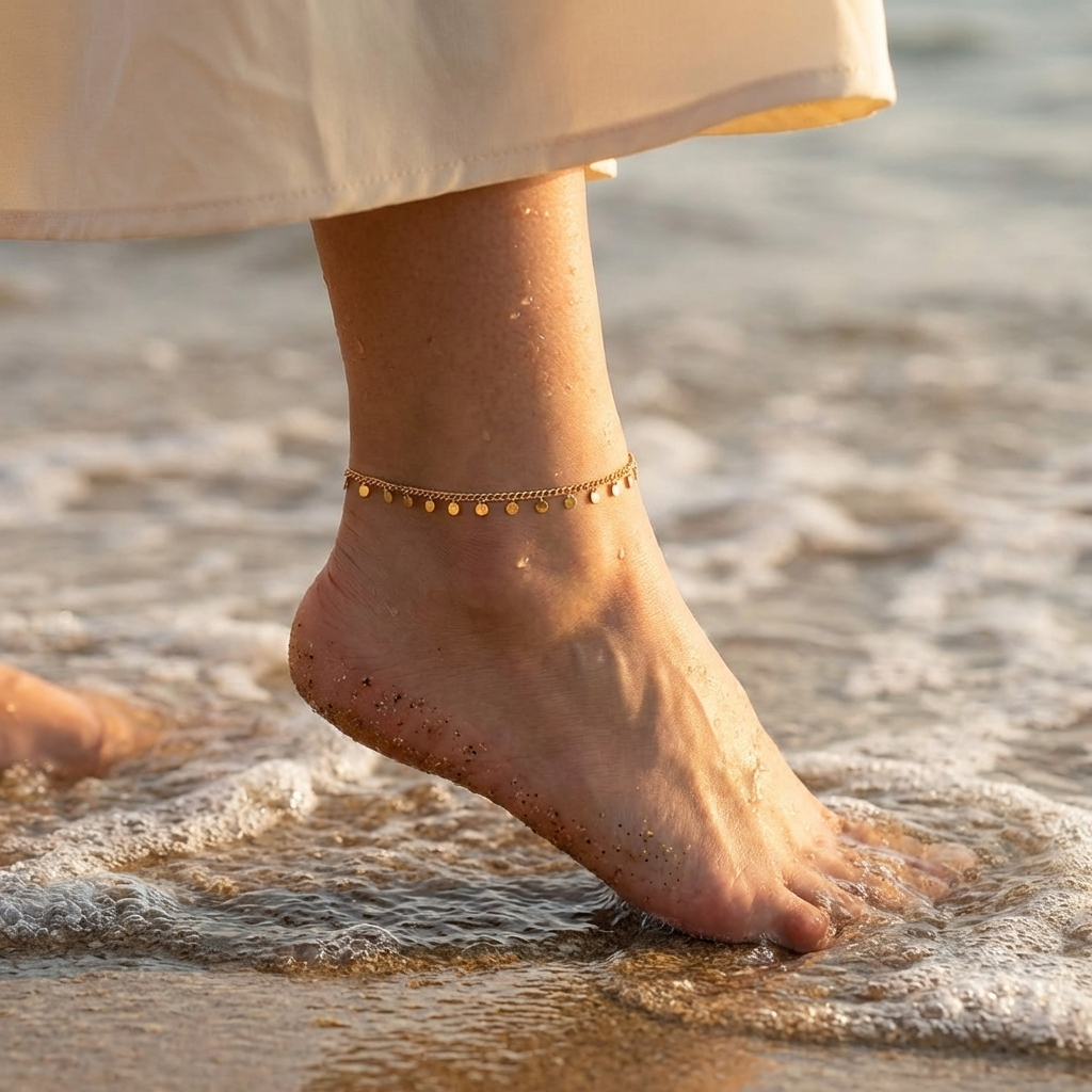 Cleo Gold Charms Anklet