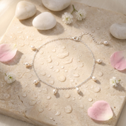 Estelle Pearl Drops Anklet