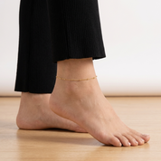 Callista Minimal Gold Anklet
