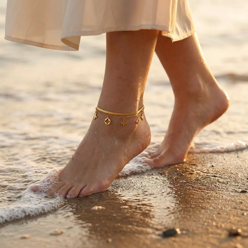 Juliette Clover Anklet