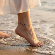 Tessa Midnight Bead Anklet