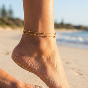 Marina Double Strand Anklet