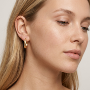 Selene Minimal Hoop Earrings