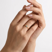 Teya  Aqua Blue Ring