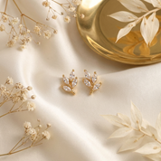 Nina Leaf Studs