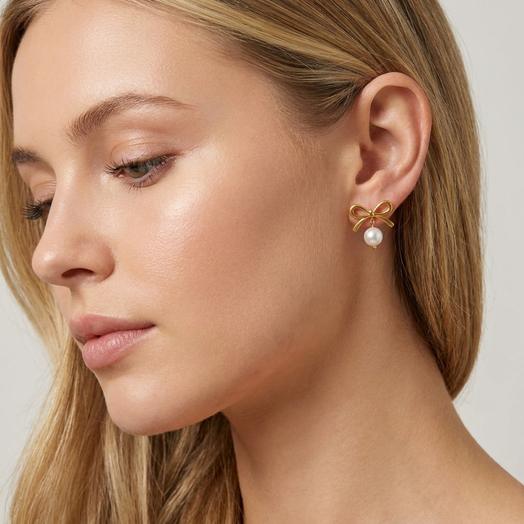 Rina Pearl Earrings
